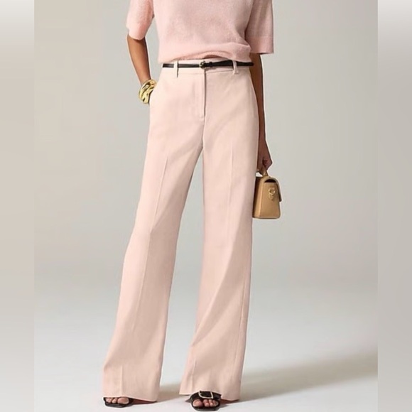 J. Crew Pants - J.Crew Carolina Flare Pants in Ballet Pink Size 8